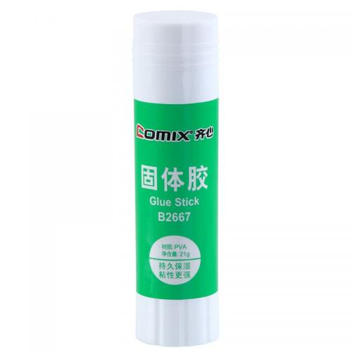 齐心 B2667-N 固体胶PVA 21g  绿