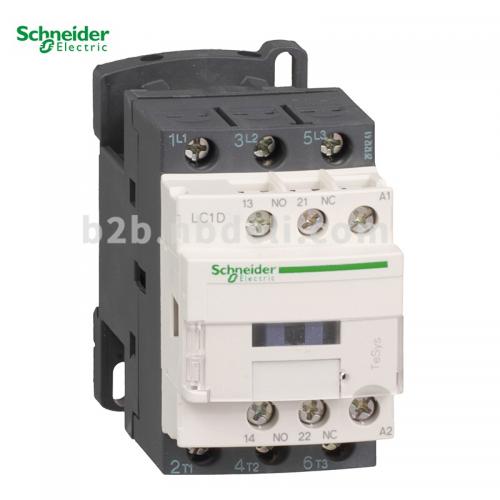 施耐德电气 LC1D25M7C 交流线圈接触器 25A220V三极