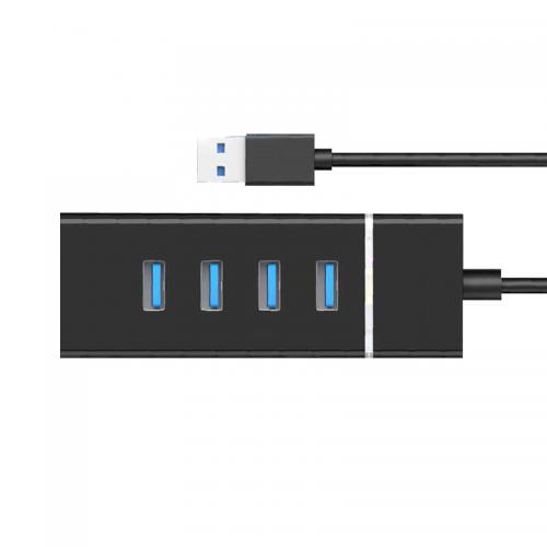 酷比客L-CUBIC LCHB29BK 四口HUB USB USB3.0 分线器 黑色