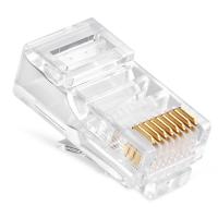 包尔星克 PRS88-100 100个 超五类水晶头 白色