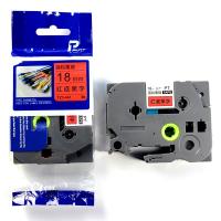 普贴 TZ3-411 6mm*8m  色带 红底黑字