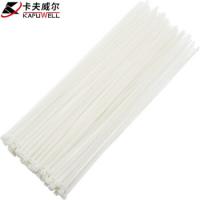 卡夫威尔 自锁式尼龙扎带大号工业级绑带 捆扎带束线带理线带 扎线 5.0*350mm 白色 100支装 OT1019G