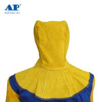 友盟 AP-3000Y金黄色牛皮全护式焊帽 39CM高 周长50CM