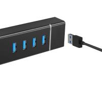 酷比客L-CUBIC LCHB29BK 四口HUB USB USB3.0 分线器 黑色