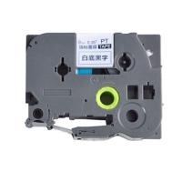 普贴 TZ3-221 色带  适用机型：兄弟PT系列所有标签打印机 白底黑字