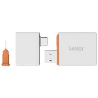 雷克沙（Lexar） LRW350U-BNNNC Type-C USB3.1双接口 多合一读卡器 白色