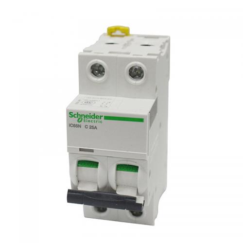 施耐德 低压断路器 IC65N 2P C25A A9F18225 单位：个
