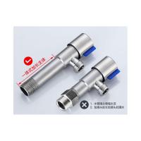 SONM 304不锈钢角阀 入墙80mm 总长135mm 热水红色 单位:个
