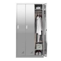 干诚 304不锈钢3门更衣柜 1800*900*420 站脚80mm 厚度1.2mm 单位：个