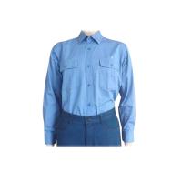 莱茵丝 夏装工作服套装 长袖上衣+下装 浅蓝色 单位：套