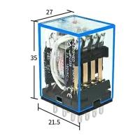 SONM 中间继电器 MY4N-J 14脚 220VAC 单位：个