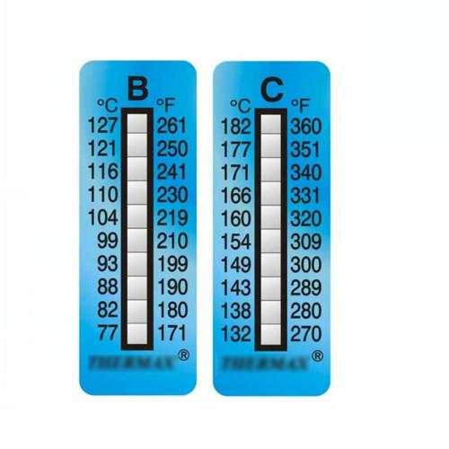 SONM 贴片式温度计 10格B 77-127摄氏度 10条/本 单位：本