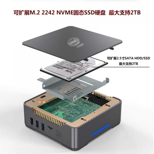 主机微型电脑win11系统 N5105 16GB 128GB 单位：台