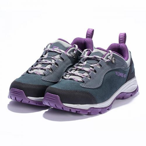 探路者 女式徒步鞋 TFAACK92957-K437 35-41码可选 深灰\深紫 单位：双