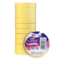 SONM 绝缘胶带 1600# 18MM*20M 黄色 单位：卷