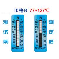 SONM 贴片式温度计 10格B 77-127摄氏度 10条/本 单位：本
