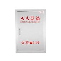 虎鲸安 304不锈钢灭火器箱 600*420*210mm 平开门1mm厚 5kg*2 单位：个