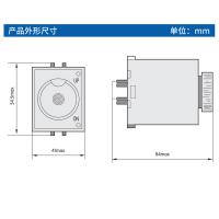 SONM 时间继电器 JSZ3F 60s 220VAC 单位：个