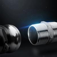 SONM 316不锈钢双外丝接头 4分DN15 单位：个