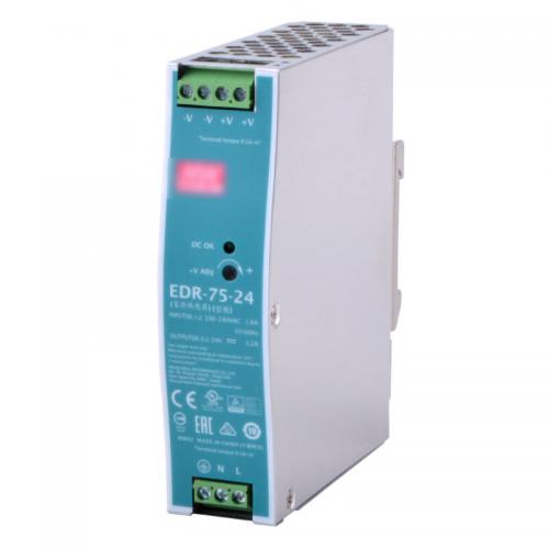 SONM 开关电源 EDR-75-24 75W 24VDC 3.2A 单位：个