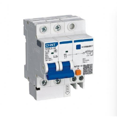 正泰NXBLE-32/3P C16A 30mA 6kA三相空气开关带漏电保护器