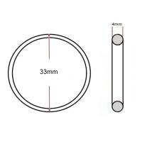 nak 丁腈橡胶O形圈 外径33*4mm 单位：个