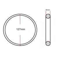 nak 丁腈橡胶O形圈 外径127*6mm 单位：个