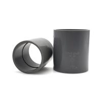 华亚 直接接头 给水PVC-U DN25 内径32mm 灰色 单位:个