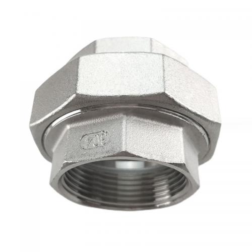 千鉴思 316L不锈钢内丝活接头 DN15 内径19mm 10个/盒 单位：盒