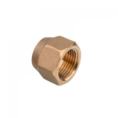 安赛瑞 空调铜纳子螺帽 6MM Hpb59-1黄铜 50只/件 单位:件