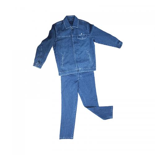 莱茵丝 冬牛仔工作服套装 GJC-001 上衣+裤子 单位：套