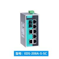 MOXA 交换机 EDS-208A-S-SC 单位：台