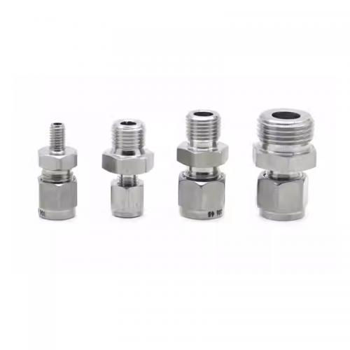 天康 304不锈钢卡套式直通头 &phi;10-G1/4  20个/盒 单位:  盒