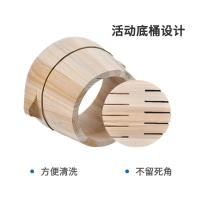 加耳 双圈+手提盖蒸饭木桶可拆卸桶底座 500*390*405mm 单位：个