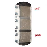 ICP 偏航摩擦片 ICP-CA0120-S/FCHM120 Pads FTL146 452.5*138*18 单位:个