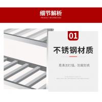 金佰特 GSJ150-50 不锈钢三层格栅货架1500*500*1550mm