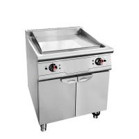 金佰特 XKE-DP-700 电热全平扒炉连下掩门柜700*700*800+60mm