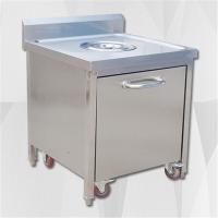 金佰特 SC70-60 不锈钢单孔残渣柜连靠背700*600*800+150mm