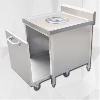 金佰特 SC70-60 不锈钢单孔残渣柜连靠背700*600*800+150mm