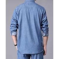 还真（FORGOT） 天丝棉衬衫 HZHN240021J S-XXXXL可选 蓝色 单位：件