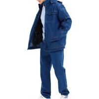 还真（FORGOT） 羽绒服工作服棉外套男 HZHN240017J S-XXXXL 蓝色 单位：件