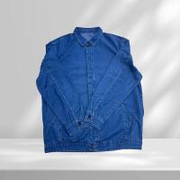 还真（FORGOT） 棉牛仔工作服春秋女款 HZHN240011JB S-XXXXL 蓝色 单位：件