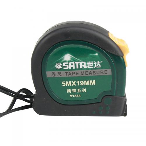 SATA 世达 凯锋系列橡塑型钢卷尺 91334 5M*19MM 单位：个