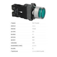 长江电器 平头按钮 LA38-B2BW3462 AC220V 红色 带灯 单位：个