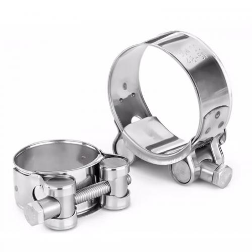 千鉴思 304不锈钢强力抱箍 74-79mm 厚0.8mm带宽24mm 单位：个