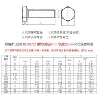 千鉴思 PA66外六角螺栓 M16*60 10个/件 单位：件