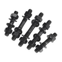 千鉴思 碳钢8.8级发黑双头螺栓 M36*320（1螺栓+2螺母+2平垫）5套/件
