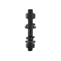 欧格亿 8.8级双头螺栓 M30*300 1螺杆+2螺母+2平垫+2弹垫 GB901 45# 氧化发黑 单位：套